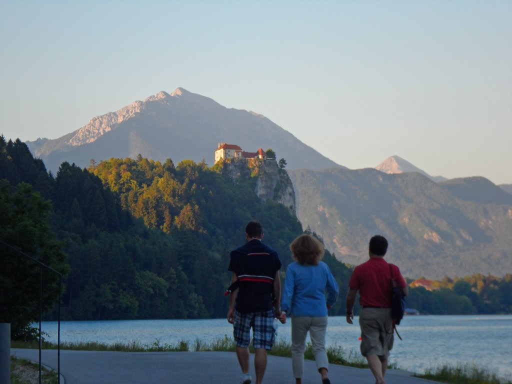 Lake Bled Castle on Cliff